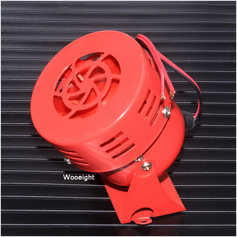 Wooeight Universal Automotive Motorcycle Red 12V 3 Driven Air Raid Siren Horn Speaker Alarm For Car Truck Motor Boat (5)