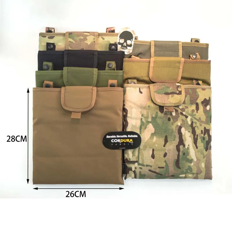 

Outdoor Multipurpose Folding Tactical Vest Molle Attachment Pouch Storage Bag Cordura DuPont fabric