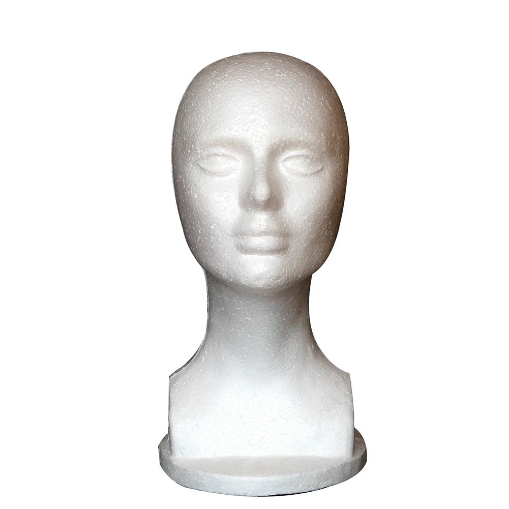 Female Foam Mannequin Manikin Head Model Shop Wig Hair Jewelry Display