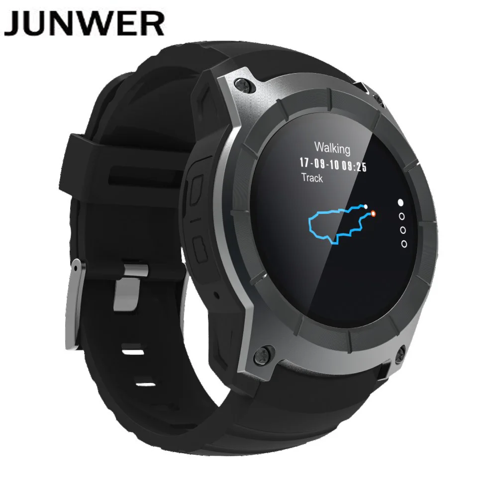 Junwer Bluetooth Smart часы s958 Поддержка TF SIM GPS Multi-Спорт модель монитор сердечного ритма