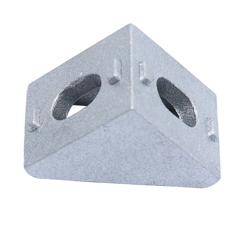 1 Piece Euro Standard Corner Connector Series Corner Bracket Gusset For T Slot 6mm Series Aluminum Extrusion Profile Brackets Aliexpress