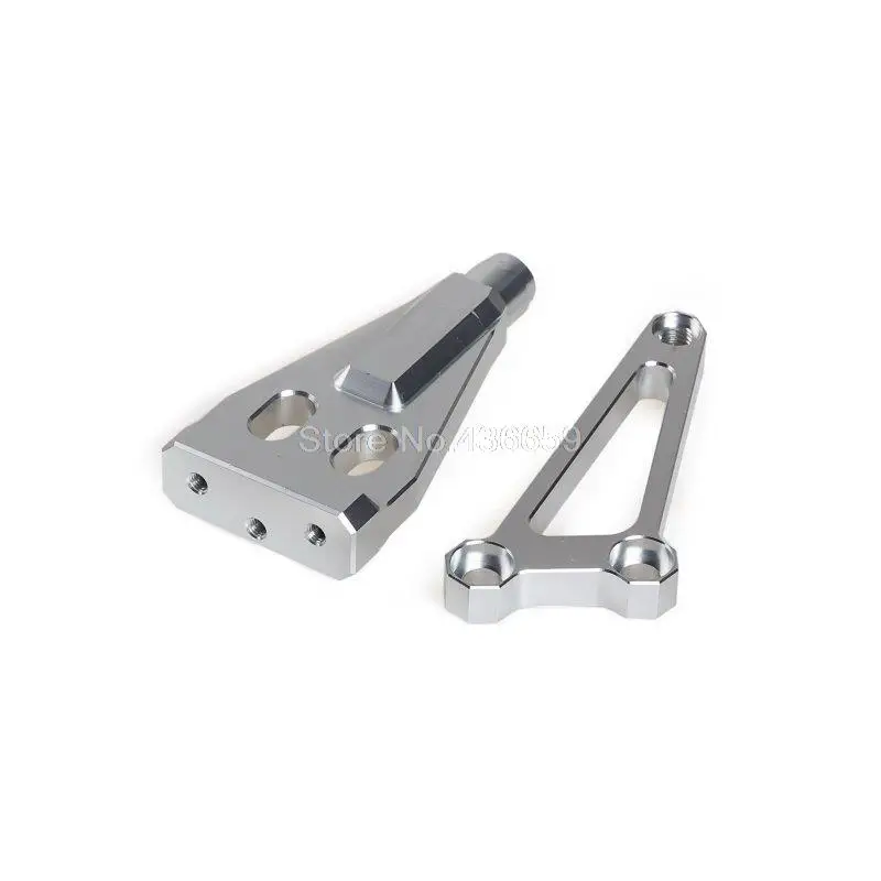 

New Motorcycle Supplies Steering Damper Mounting Kit For Kawasaki Ninja 650R ER6F ER6N 2009 2010 2011 Silver