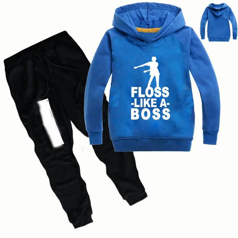 Roupas da Moda Bebê Menino Pcs Grupo Carta Impressão Top Fio Como um Chefe Hoodies Calças Compridas Terno Criança Outfits Treino Dlf 2-16y 2 2 Cheap Conjuntos de roupas