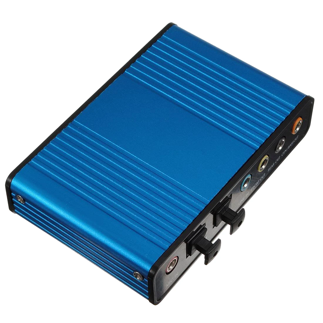 

Blue External USB 6 Channel 5.1 External Audio Sound Card optical audio S / PDIF Optical sound card Box for PC Notebook Laptop