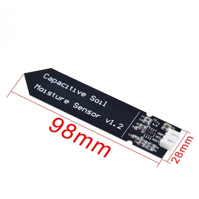 Capacitive Soil Moisture Sensor Module Not Easy to Corrode Wide Voltage Wire 3.3~5.5V Corrosion Resistant W/ Gravity for Arduino - Image 3