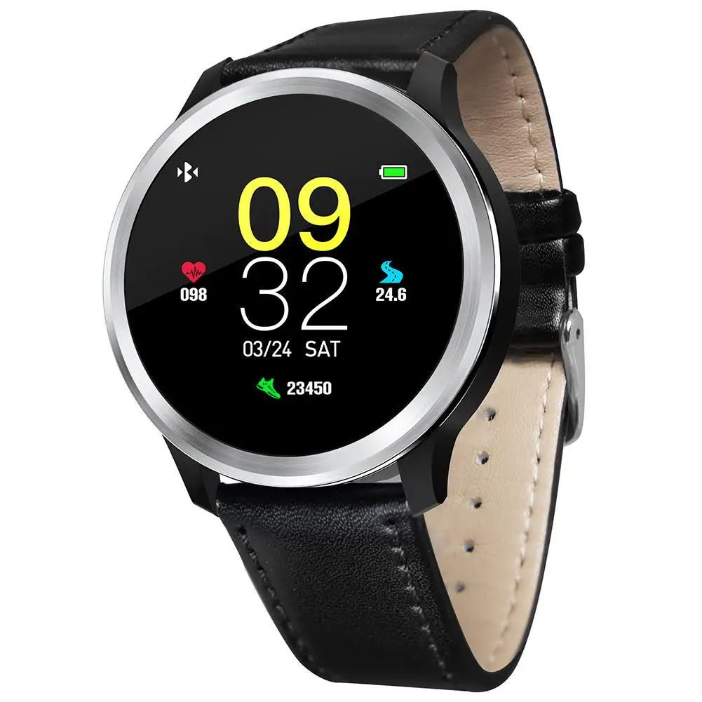 

E18 Color Screen Smartwatch With Call Reminder Fitness Tracker Heart Rate Sleep Monitor Social Share Function For Android Ios