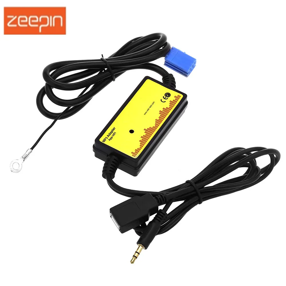 Автомобильный аудиоинтерфейс MP3 USB/SD адаптер 8P Подключение Цифрового cd чейнджера