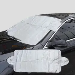Универсальный автомобильный козырек от солнца для снежной погоды защита от льда для лобового стекла, для зимы и лета на лобовое стекло