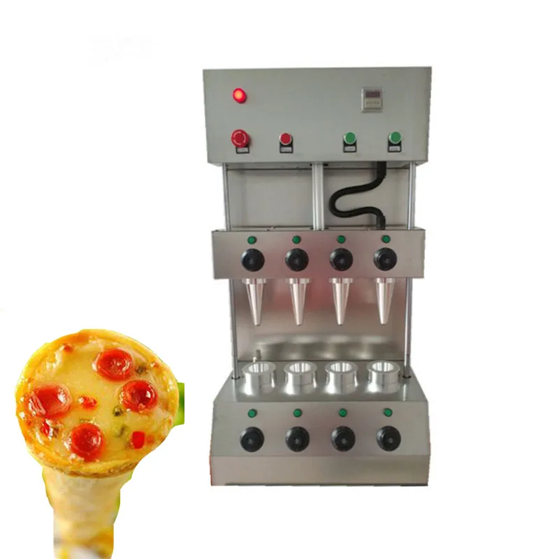 Конусное оборудование для пиццы из нержавеющей стали с 4 конусами|cone pizza machine|machine