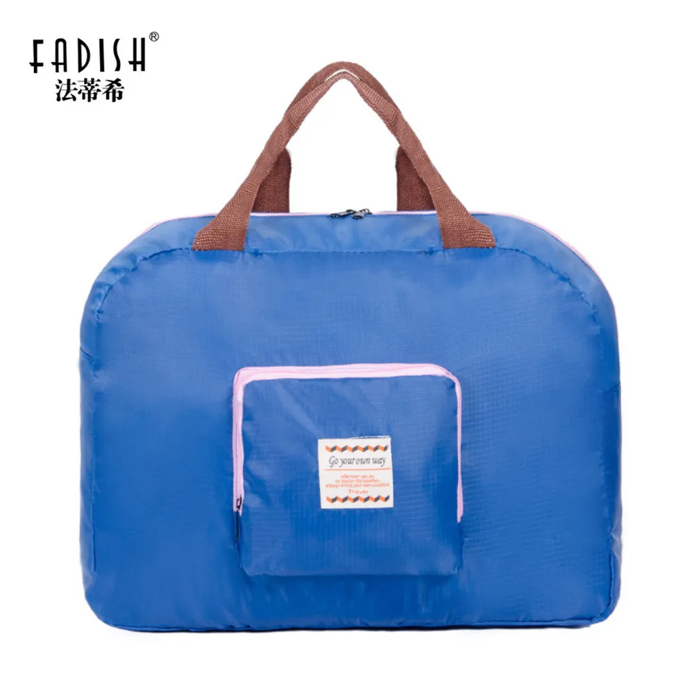 Women Travel Bag Folding Waterproof Nylon Large Shopping Bag Duffle