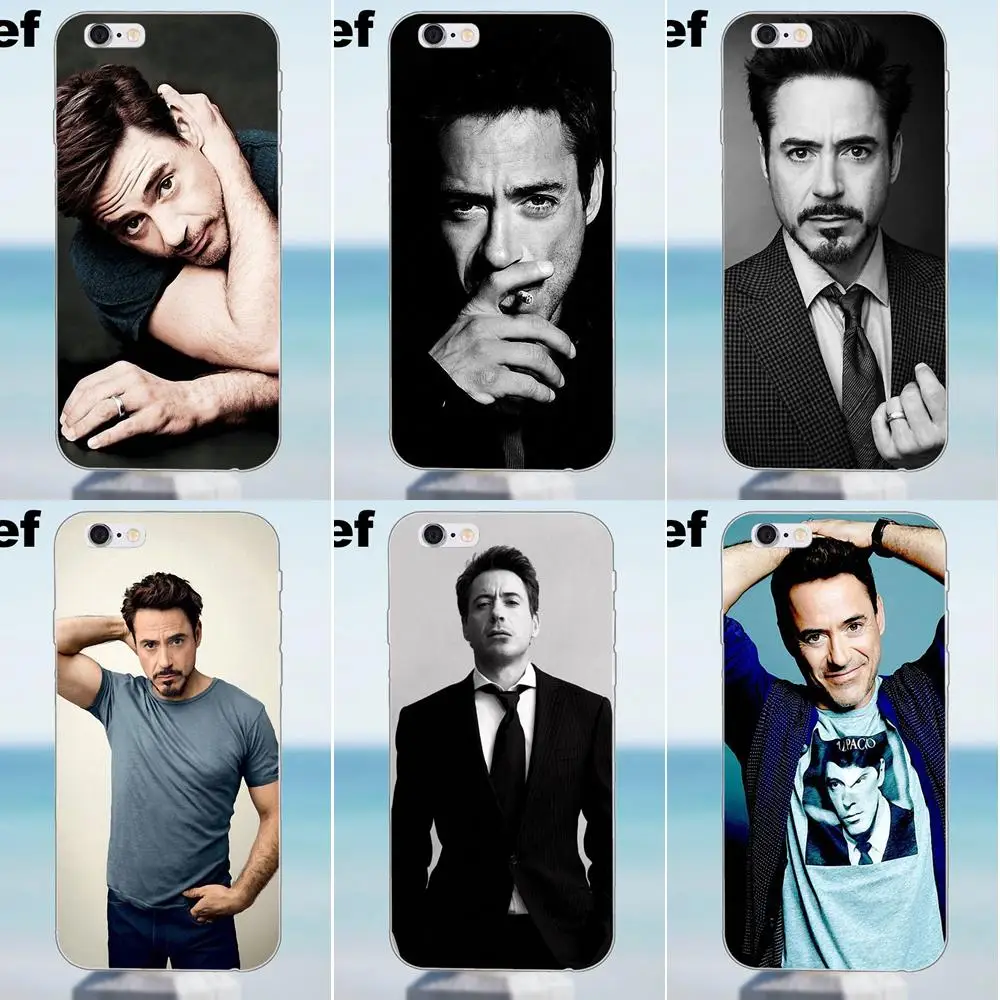 Super Iron Man Robot Downey Jr для iPhone X 4 4S 5 5S 5C SE 6 6S 7 8 Plus Samsung Galaxy A3 A5 J1 J3 J5 J7 2016 2017 TPU Mobile|robert downey