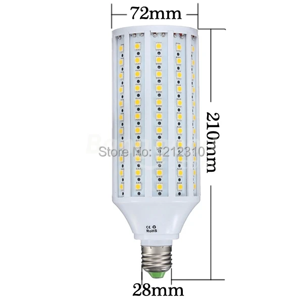 Новинка 2015 высокое Мощность 30 Вт E27 165 SMD 5050 светодиодов 3000lm 360 градусов Светодиодная лампа ac100-230v теплые белый или белый Освещение