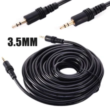 Mayitr 1.5/3/5/10M 3.5mm Male to Male Audio Stereo Aux Extension Cable Cord for TV Computer MP3