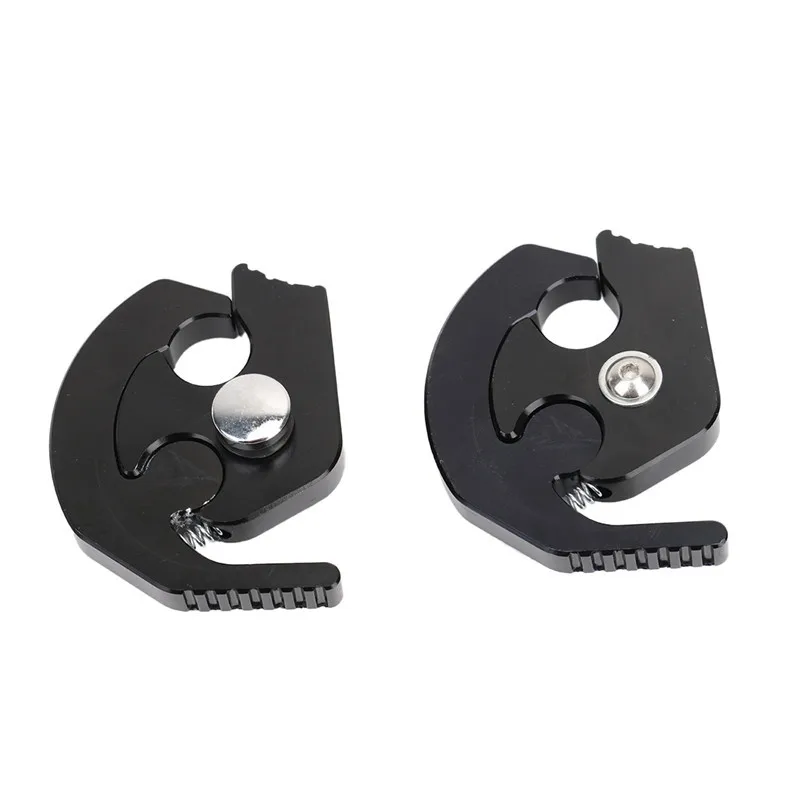 For Harley Touring Detachable Rotary Sissy Bar Luggage Rack Docking Latch Clip For Road King Electra Glide Sportster 833 1200 Softail Fat Boy (8)