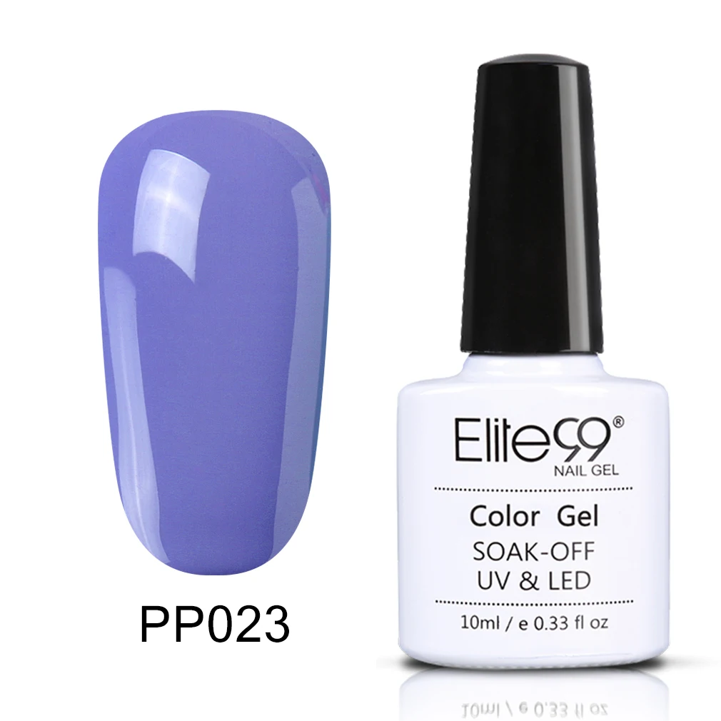 Elite99 фиолетовый Гель-лак для ногтей Полупостоянный лак для ногтей УФ-гель лак замачиваемый дизайн ногтей Лаковая эмаль - Цвет: PP023