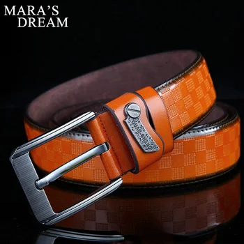 2020 New Mens Fashion Belts 120cm Leisure Business Casual Wild High Grade Luxury Pure Leather Antique