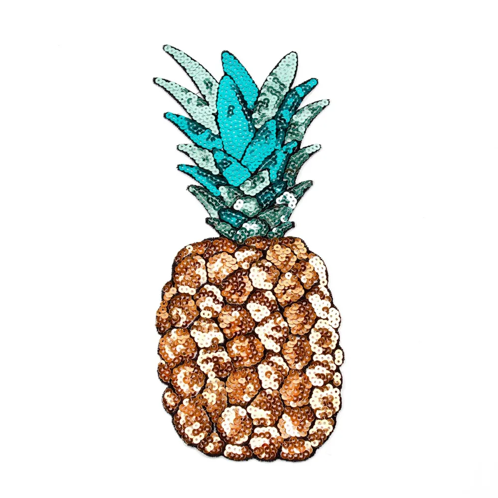 FENGRISE-1-pcs-Sequin-Pineapple-Patch-Embroidered-Iron-On-Clothing-Paillette-Patches-Apparel-Sewing-Clothes-DIY (3)