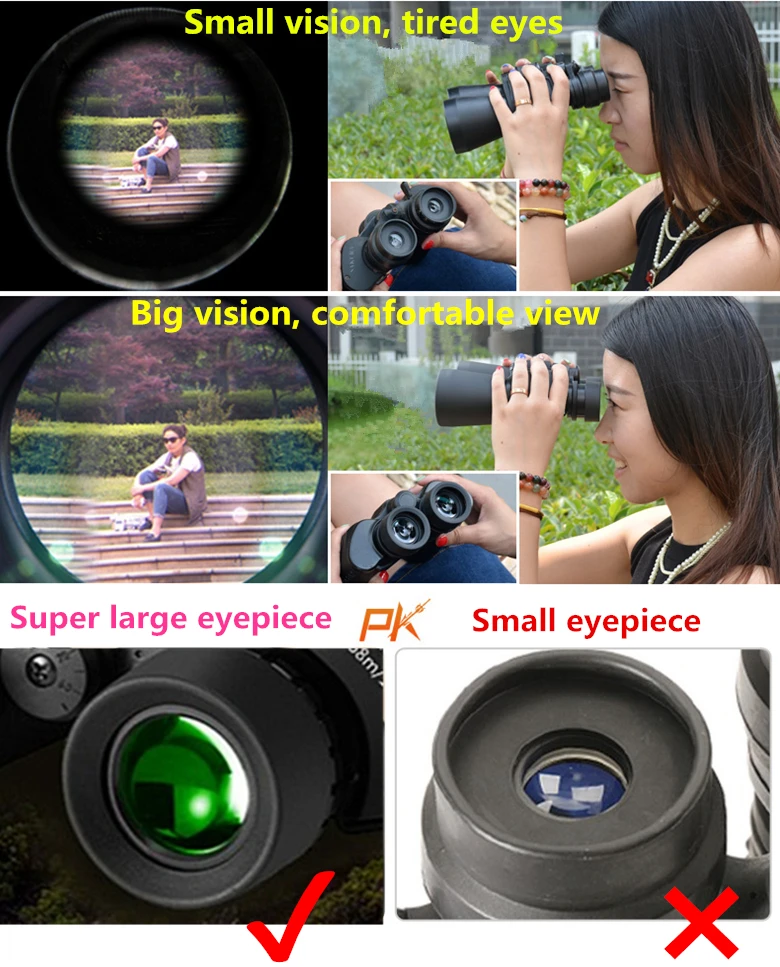 Binóculos de Visão Noturna Telescópio Binocular Caça