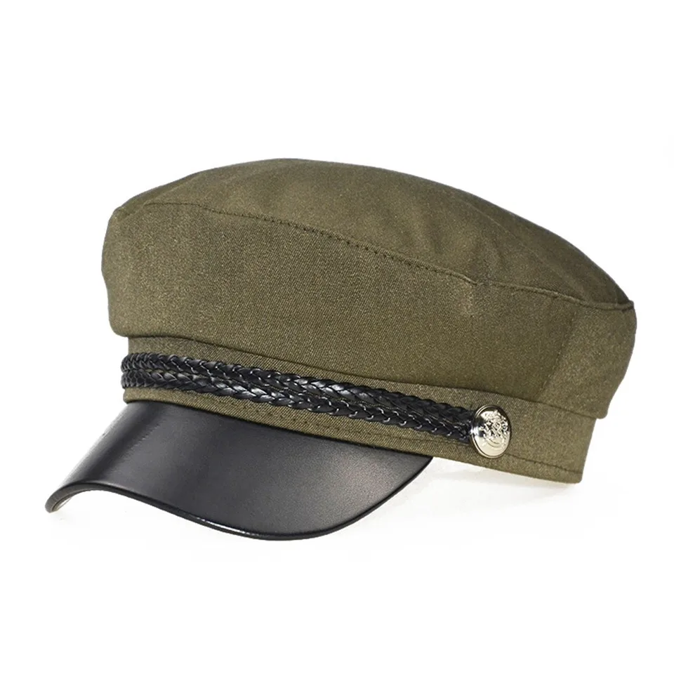 Модные женские шапки Newsboy женские армейские кепки весенние женские летние кепки берет военные женские солнцезащитные козырек шляпа
