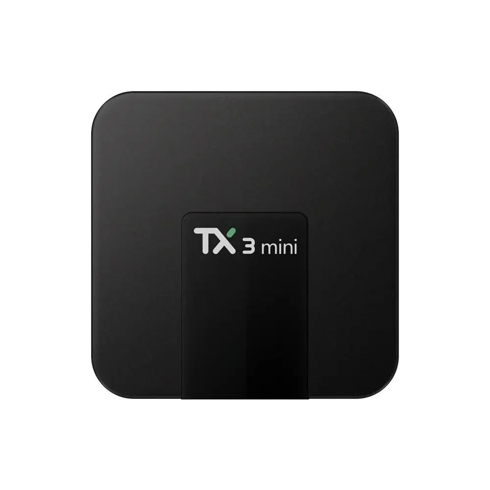 TX3 Мини Android 7,1 Smart tv Box Amlogic S905W четырехъядерный 2G/16G Поддержка 2,4 ГГц 64 бит WiFi 4 K HD телеприставка