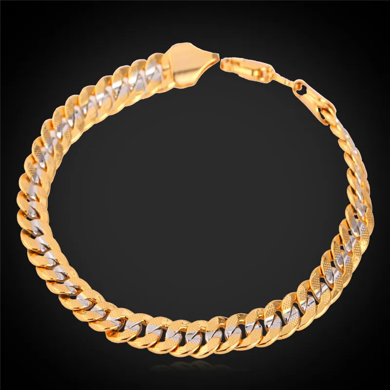platinum gents bracelet