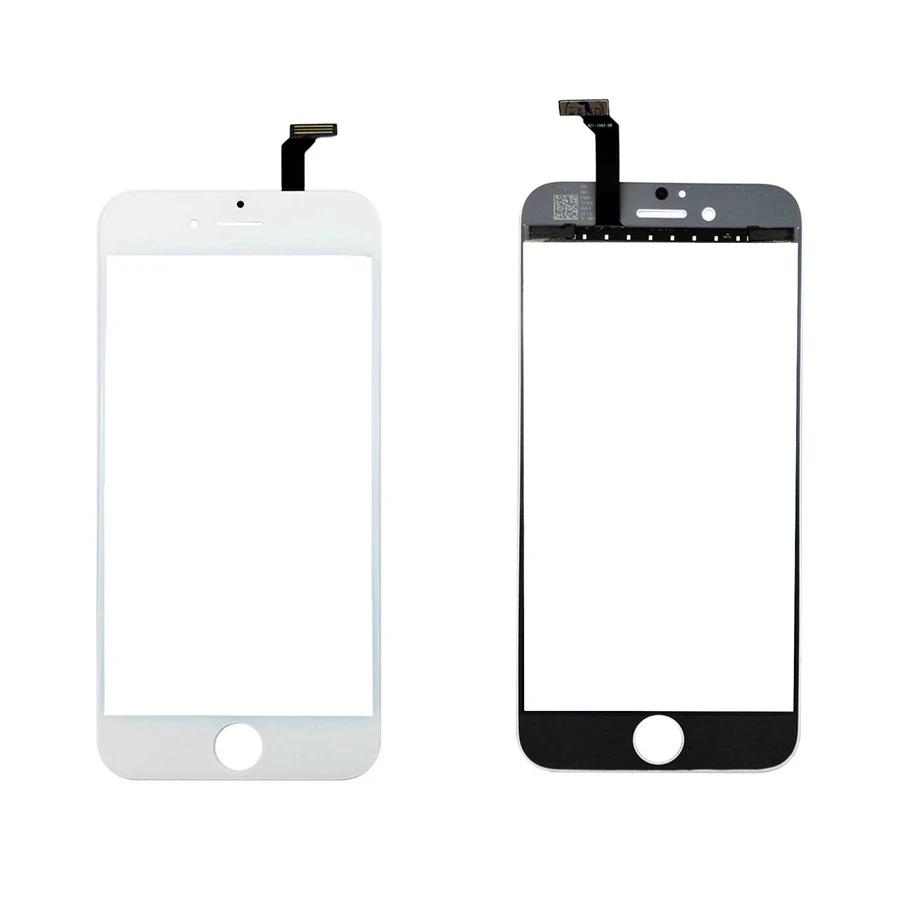 

White&Black Front Glass For iPhone 6 6G Touch Screen Digitizer Panel Lens For iPhone 6 Plus 6+ 5.5 inch Outer Glass Replacement