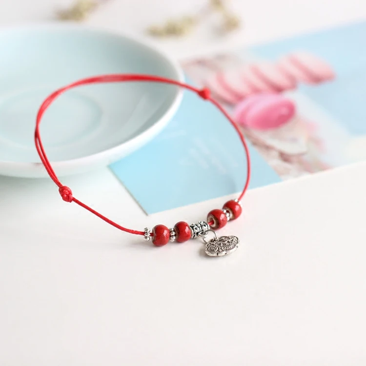 

Hand-woven lovely fashion ceramic anklets contracted fashion small adorn article #5374