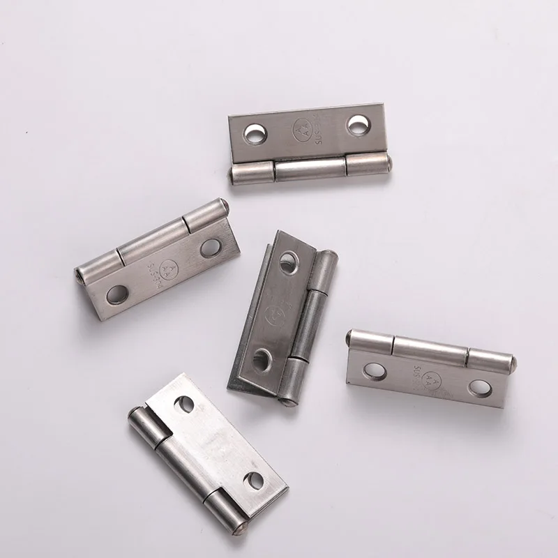 Length And Width Approx. 38 * 31 * 1mm Furniture 4 Holes 1.5 Inch Stainless Steel Hinge Furniture Hinge Hardware Fittings