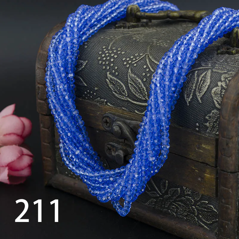 Граненые блестящие круглые бусины для изготовления ювелирных изделий 3 мм 200