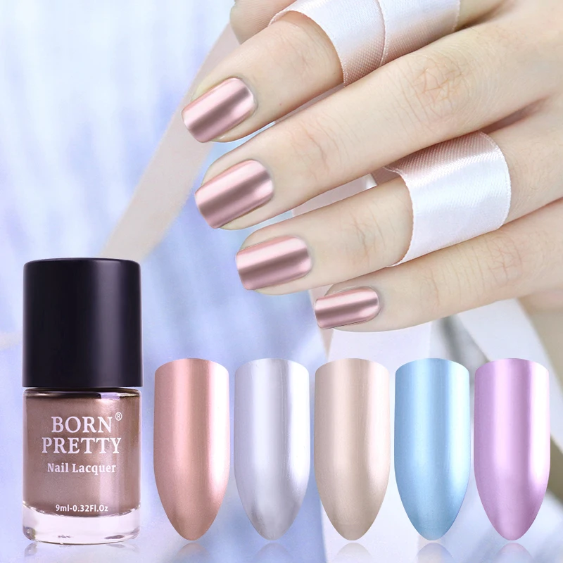 Buy BORN PRETTY 9ml Shinny Metallic Nail Lacquer