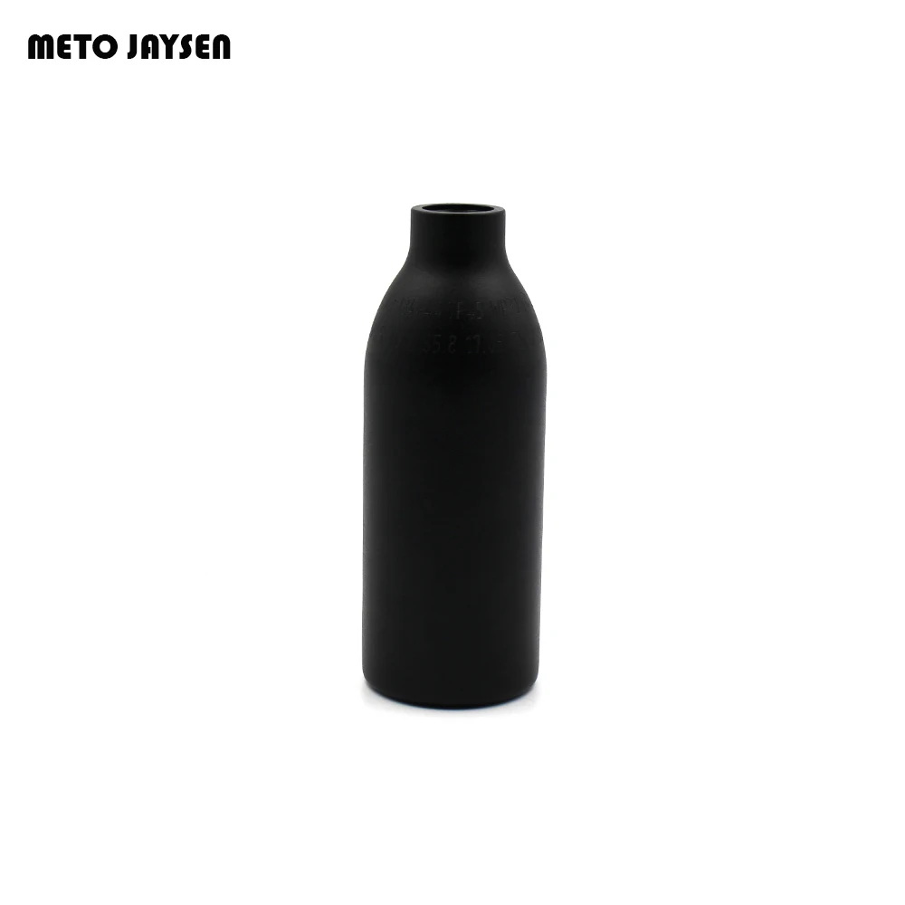 

PCP Paintball HPA Tank 0.2L 200cc High Pressure Cylinder 300bar 4500psi M18x1.5 160mm Aluminum Alloy Bottle Black Air Refilling