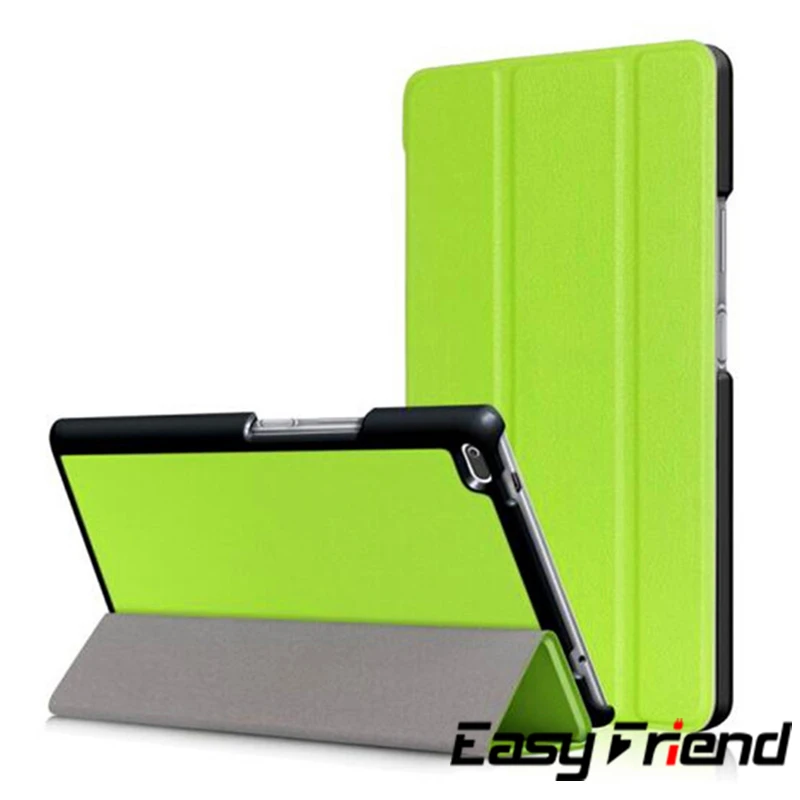 Для мобильного телефона LG G Pad 4 8,0 P530 GPad X2 V530 V533 FHD GPad4 чехол для планшета Кастер Tri 3 раза Фолио подставка кожаный чехол-портмоне с откидной крышкой - Цвет: Green KST