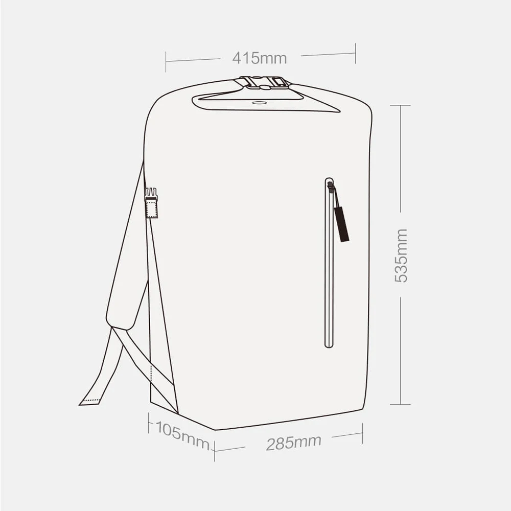 Подлинный спортивный рюкзак Xiaomi Chain 90fun, многофункциональный спортивный рюкзак для отдыха и путешествий, Портативная сумка с емкостью 20л