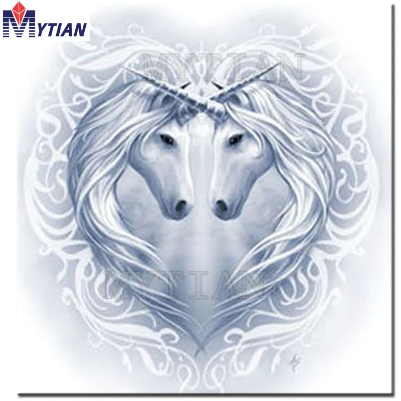 

" love horse "wedding decor Embroidery pattern full Round/square 5D diy Diamond painting Rhinestones Cross Stitch mosaic sticker