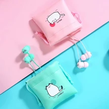 Милый Кот, проводные наушники с микрофоном, стерео наушники с наушником, чехол для Xiaomi, samsung, iPhone, мобильный телефон для девушек, женщин, подарки