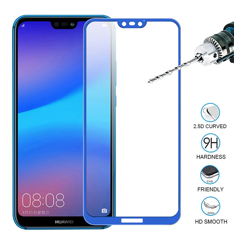 

Protective Glass On For Huawei P30 lite light P20 pro Screen Protector Tempered Glass on huawey p10 p9 p8 lite 2017 p 30 30lite