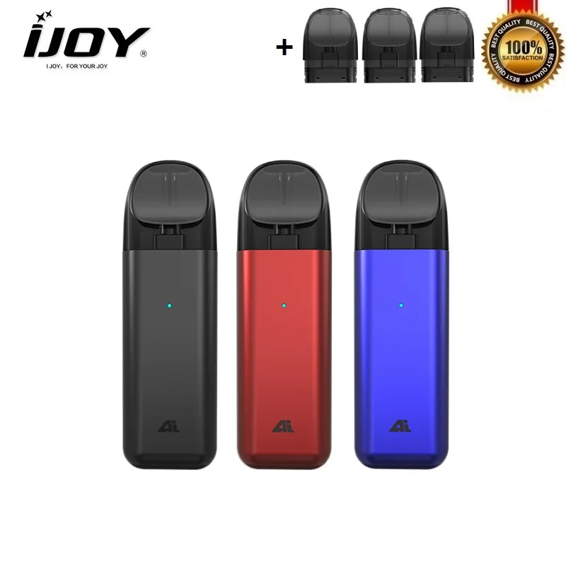 IJOY AI Pod 15 Вт стартовый набор 450 мАч встроенный аккумулятор мод с 2 мл вейп баком