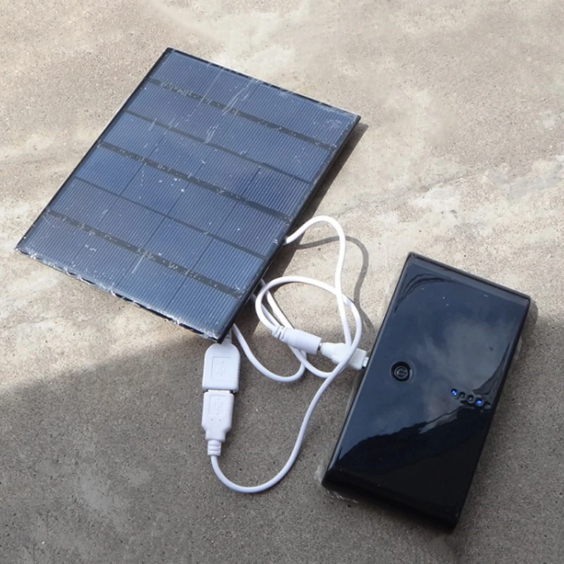 3,5 Вт солнечное зарядное устройство для мобильного телефона/мобильный Банк питания зарядное устройство поликристаллическая солнечная панель Зарядное устройство USB