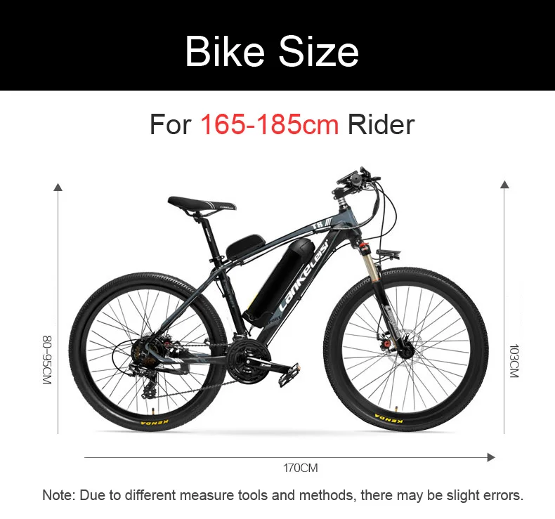 Excellent 26 Inch Electric Bicycle, 400W 48V Strong Power, Removable Lithium Battery, Lockable Suspension Fork, Pedal Assist E-bike 12