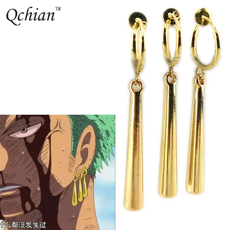 Fashion Jewelry Cosplay One Piece Sauron Earrings Zoro Clip Earrings Accessories Jewelry For Women Men Gift Drop Earrings Aliexpress
