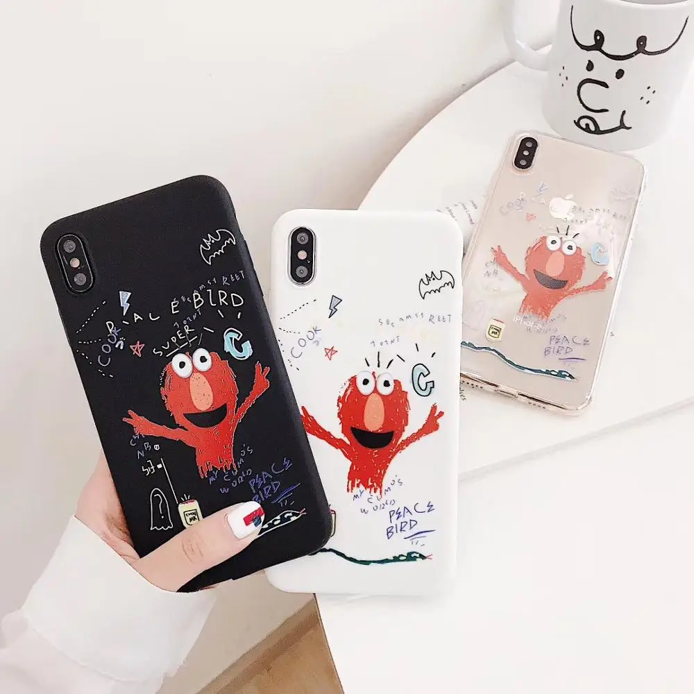 Милый мультяшный чехол для iPhone x xr xs max 7 8 6 6S Plus мягкий силиконовый толстый на
