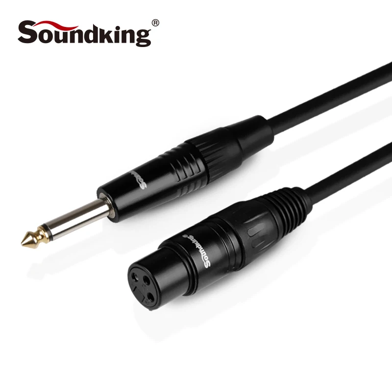 Soundking XLR кабель Мужской и Женский микрофон аудио звук Cannon удлинитель для миксера