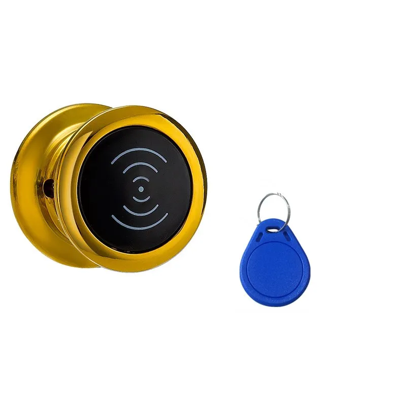 5 шт./лот ZIYUE RF браслет ключ цифровой электронный металлический замки для шкафов Магнитная рукоятка дверной замок EM115