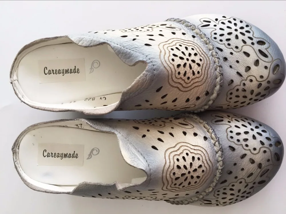 Hot selling,New 2017 Spring/Summer,Women ethnic style genuine leather slippers,Thick heel middle high hollow flower slippers Hot selling,New 2017 Spring/Summer,Women ethnic style genuine leather slippers,Thick heel middle high hollow flower slippers