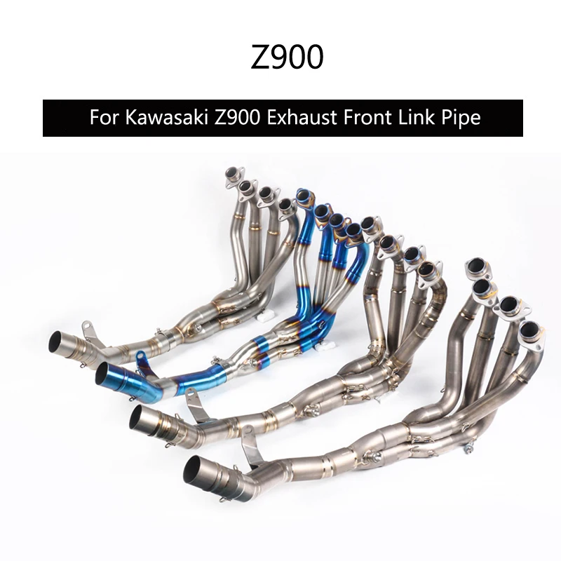 Slip On for Kawasaki Z900 Exhaust Pipe Motorcycle 51 mm Front Link Pipe Stainless Steel Titanium Alloy Header Pipe Modified Pipe Slip On for Kawasaki Z900 Exhaust Pipe Motorcycle 51 mm Front Link Pipe Stainless Steel Titanium Alloy Header Pipe Modified Pipe