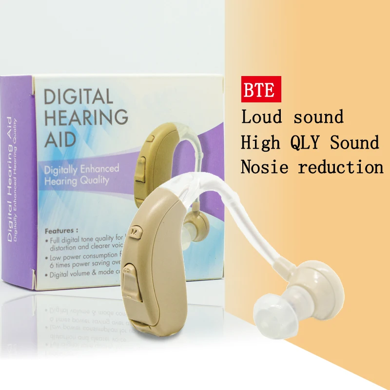 VHP-701 цифровые BTE слуховые аппараты Китайская дешевая цена мини цифровой слуховой аппарат