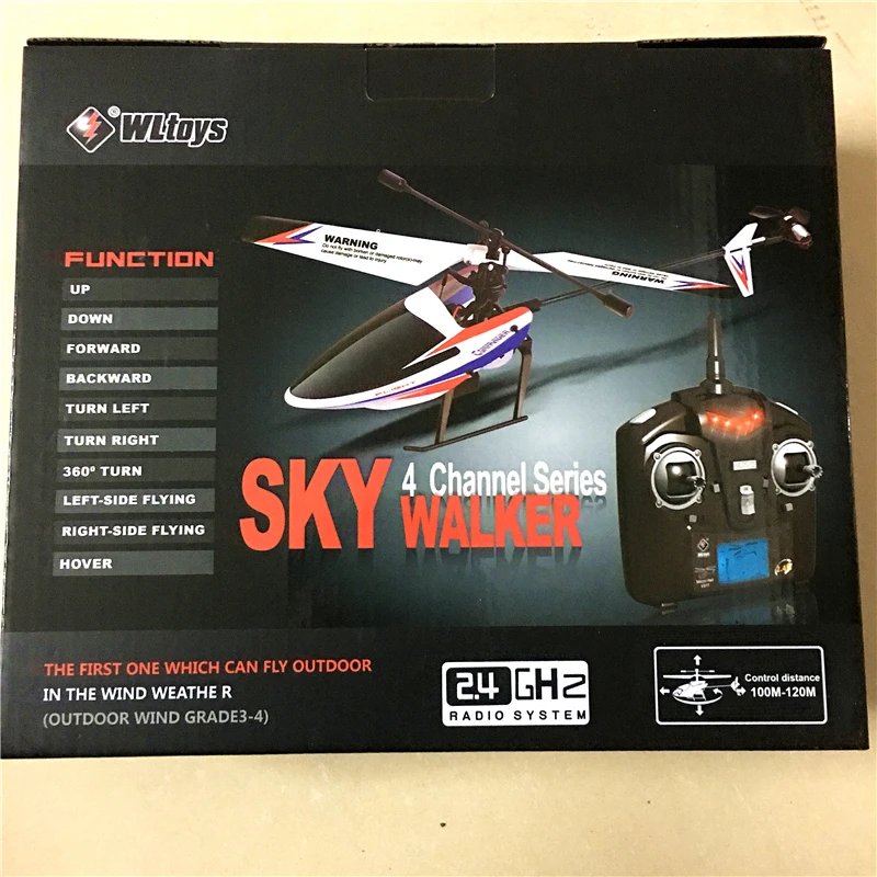 С двумя батареями) WLtoys V911-Pro(V911-2) 4CH RC вертолет с гироскопом 2,4 ГГц электрическая игрушка для детей RTF