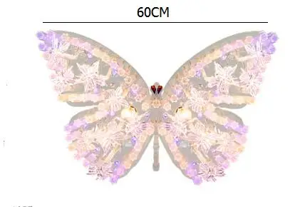 Детский светодиодный потолочный светильник-бабочка с кристаллами, потолочный светильник для спальни, потолочный светильник для девочек, цветные потолочные светильники ZL178