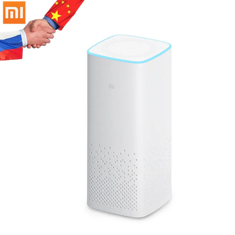 

HOT Xiaomi MI AI Speaker Wifi Bluetooth Speaker Voice Remote Control Smart Home Light Music Player Xiaoai App For Android Iphone
