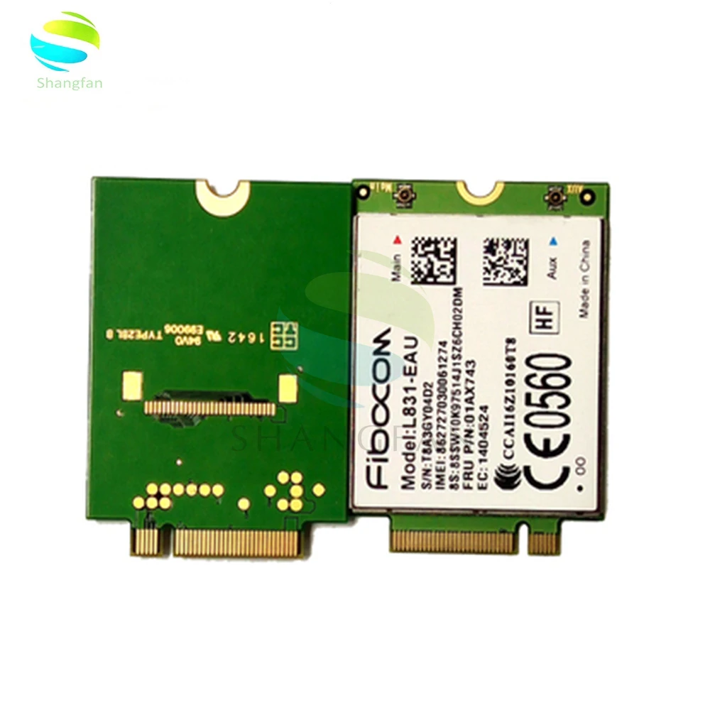 XMM7161 Cat4 M.2 WWAN L831-EAU 4G модуль для Thinkpad X270 T470 L470 L570 T570 P51S MIIX-510-12IKB FRU 01AX743